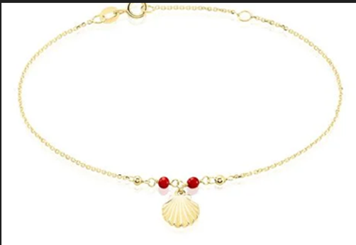Bracelet minimaliste avec coquillage